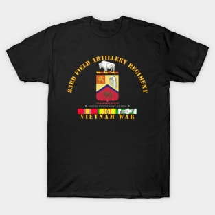 Army - 83rd FA Regt - COA -Vietnam - VN Svc T-Shirt